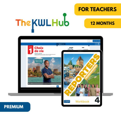 Reporters francophones 4: 12-Month The KWL Hub for Teachers (Premium) Reporters francophones 4: 12-Month The KWL Hub for Teachers (Premium)