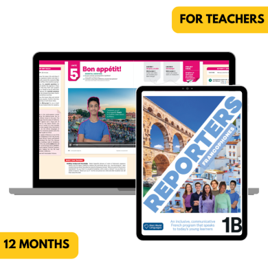 Reporters francophones 1B: 12-Month The KWL Hub for Teachers Reporters francophones 1B: 12-Month The KWL Hub for Teachers