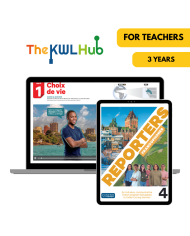 Reporters francophones 4: 3-Year The KWL Hub for Teachers