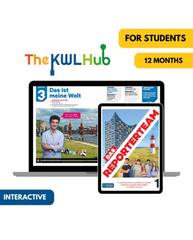 Das Reporterteam 1: 12-Month The KWL Hub for Students (Interactive) Das Reporterteam 1: 12-Month The KWL Hub for Students (Interactive)