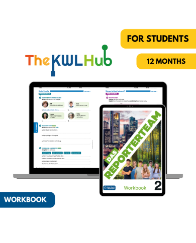 Das Reporterteam 2: 12-Month The KWL Hub Workbook for Students (Premium) Das Reporterteam 2: 12-Month The KWL Hub Workbook for Students (Premium)