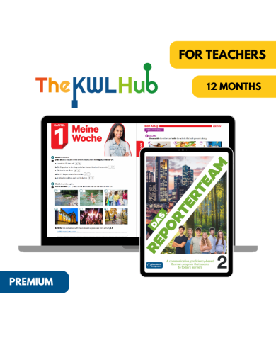 Das Reporterteam 2: 12-Month The KWL Hub for Teachers (Premium) Das Reporterteam 2: 12-Month The KWL Hub for Teachers (Premium)