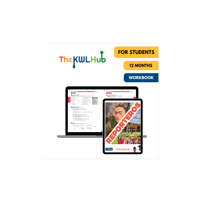 Reporteros 1: 12-Month The KWL Hub Workbook for Students