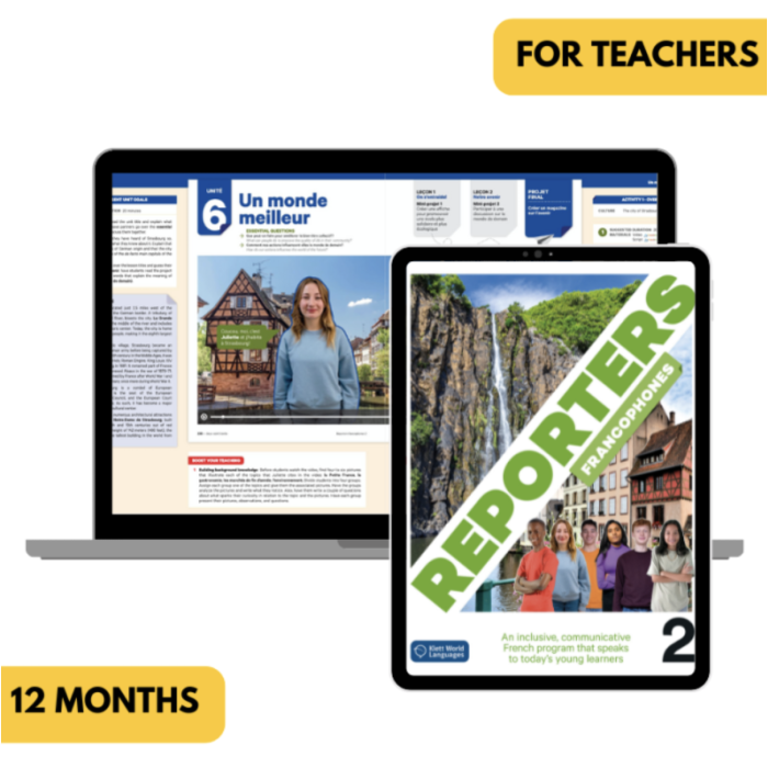 Reporters francophones 2: 12-Month the KWL Hub for Teachers Reporters francophones 2: 12-Month the KWL Hub for Teachers