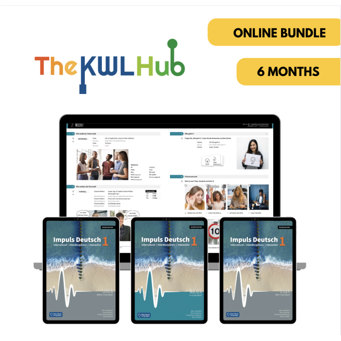 Impuls Deutsch 1 (2nd ed.): 6-Month Student Online Bundle (The KWL Hub)