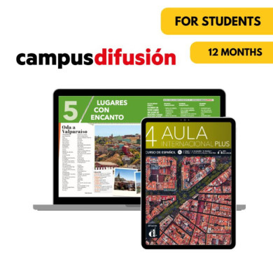 Aula internacional plus 4: 12-month Campus Difusión for Students Aula internacional plus 4: 12-month Campus Difusión for Students