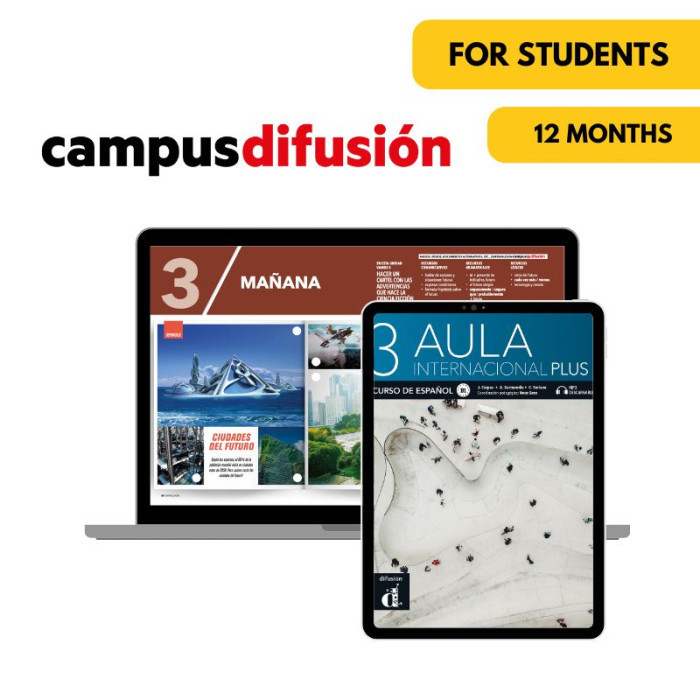 Aula internacional plus 3: 12-month Campus Difusión for Students Aula internacional plus 3: 12-month Campus Difusión for Students