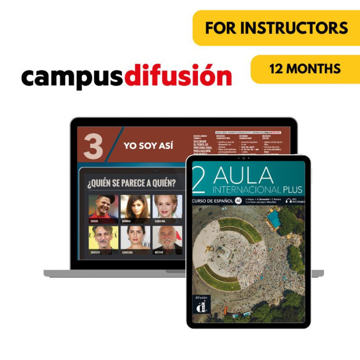 Aula internacional plus 2: 12-Month Campus Difusión for Instructors
