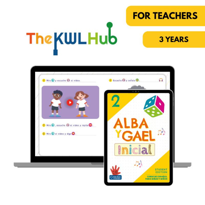 Alba y Gael Inicial 2: 3-Year The KWL Hub for Teachers