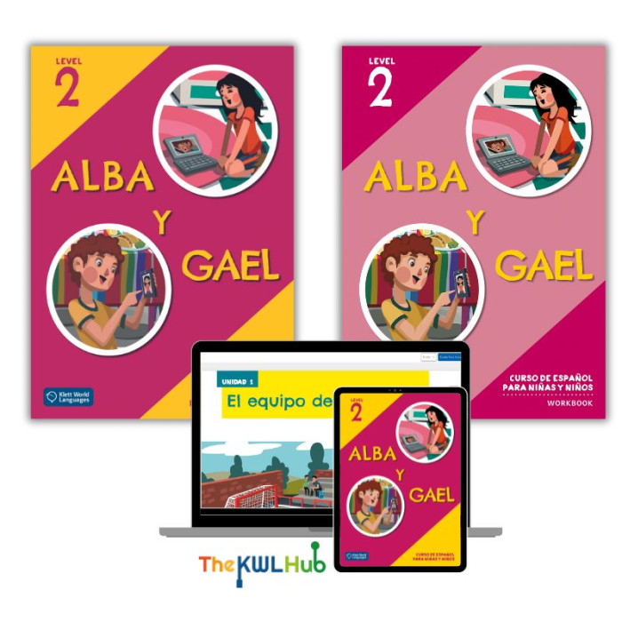 Alba y Gael 2: Complete Student Pack with 12-Month The KWL Hub