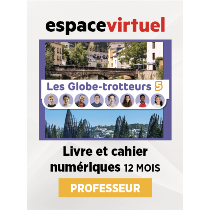 Les Globe-trotteurs 5: 12-Month Espace Virtuel for Teachers