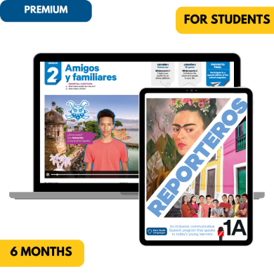 Reporteros 1A: 6-Month The KWL Hub for Students (Premium) Reporteros 1A: 6-Month The KWL Hub for Students (Premium)
