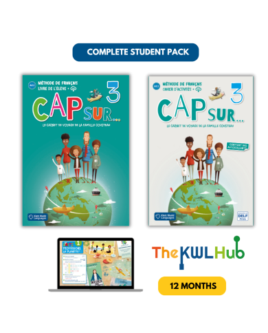 Cap sur ... 3: Complete Student Pack with 12-Month The KWL Hub