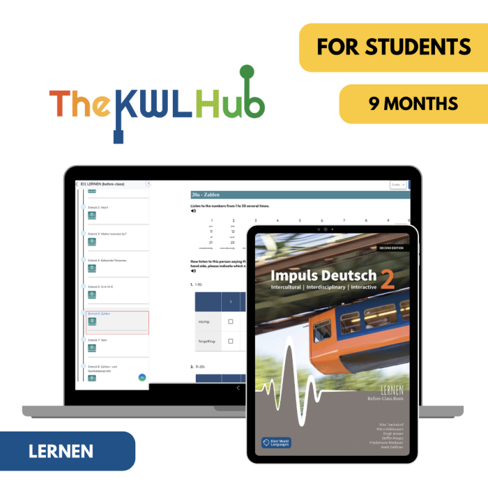 Impuls Deutsch 1 (2nd ed.): 9-Month The KWL Hub for Students LERNEN Impuls Deutsch 1 (2nd ed.): 9-Month The KWL Hub for Students LERNEN