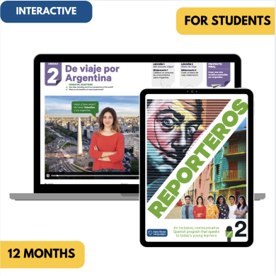 Reporteros 2: 12-Month The KWL Hub for Students (Interactive) Reporteros 2: 12-Month The KWL Hub for Students (Interactive)