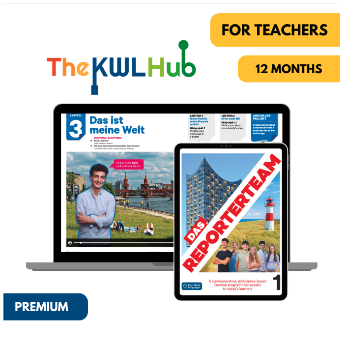Das Reporterteam 1: 12-Month The KWL Hub for Teachers Das Reporterteam 1: 12-Month The KWL Hub for Teachers
