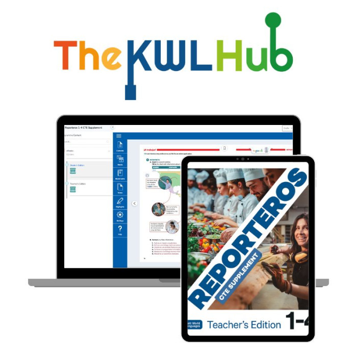 Reporteros CTE Supplement: 12-Month the KWL Hub for Teachers