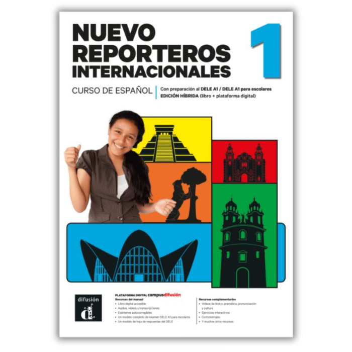 Nuevo Reporteros internacionales 1: 12-Month Student Bundle (Campus Difusión) Nuevo Reporteros internacionales 1: 12-Month Student Bundle (Campus Difusión)
