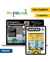 Mapas 3: 12-Month The KWL Hub for Students (Premium)