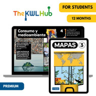 Mapas 3: 12-Month The KWL Hub for Students (Premium)