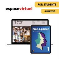 Prêt-à-parler 1: 6-Month Espace Virtuel for Students
