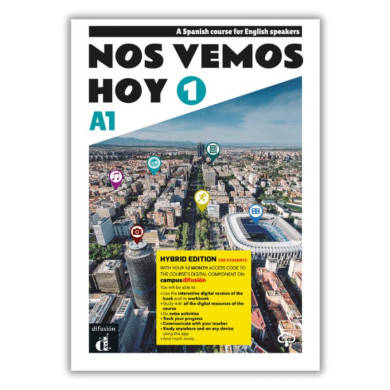 Nos vemos hoy 1 (English Ed.): 12-Month Student Bundle (Campus Difusión)