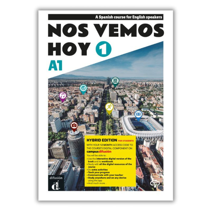 Nos vemos hoy 1 (English Ed.): 12-Month Student Bundle (Campus Difusión)