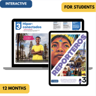 Reporters francophones 3: 12-Month The KWL Hub for Students (Interactive)