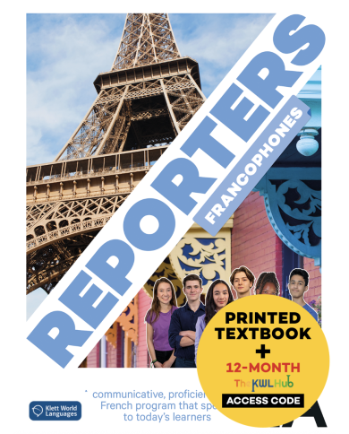 Reporters francophones 1A: 12-Month Student Bundle (The KWL Hub)