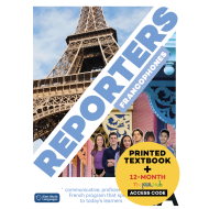 Reporters francophones 1A: 12-Month Student Bundle (The KWL Hub)