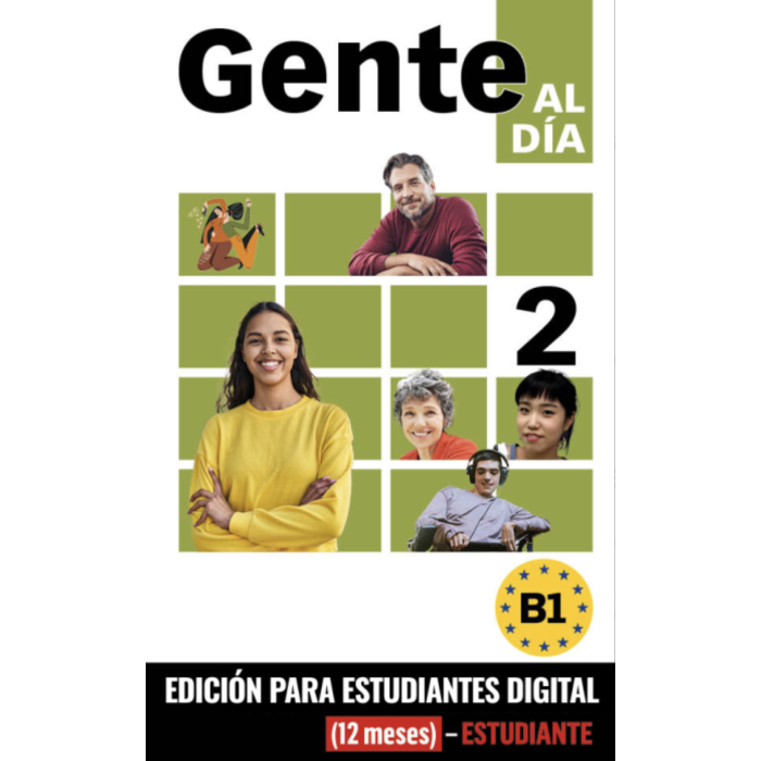 Gente al día 2: 12-Month Campus Difusión for Students (Textbook)