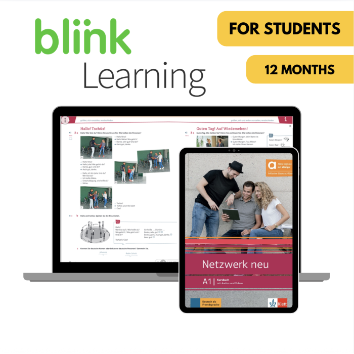 Netzwerk neu A1: 12-Month Online Textbook for Students