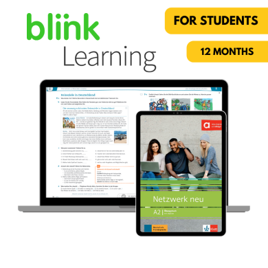 Netzwerk neu A2: 12-Month BlinkLearning Interactive Online Workbook for Students