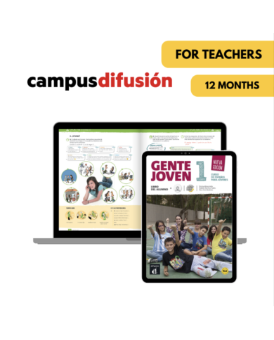Gente joven 1: 12-Month Campus Difusión for Teachers