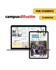Gente joven 2: 12-Month Campus Difusión for Students