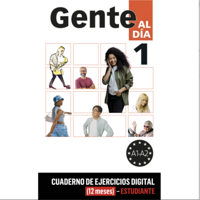 Gente al día 1: 12-Month Campus Difusión for Students (Workbook)