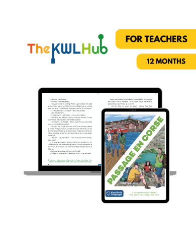 Passage en Corse: 12-Month The KWL Hub for Teachers