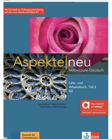 Aspekte neu B2.2: Text/Workbook (with Allango)