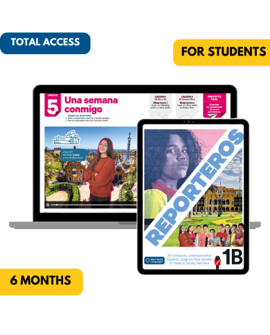 Reporteros 1B: 6-Month The KWL Hub for Students (Total Access)