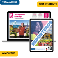 Reporteros 1B: 6-Month The KWL Hub for Students (Total Access)