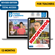 Reporteros 1 Revised Edition: 12-Month The KWL Hub for Teachers (Total Access)