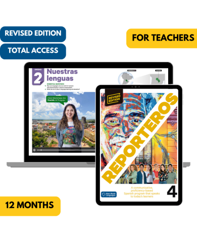 Reporteros 4 Revised Edition: 12-Month The KWL Hub for Teachers (Total Access)