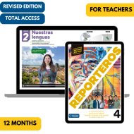 Reporteros 4 Revised Edition: 12-Month The KWL Hub for Teachers (Total Access)