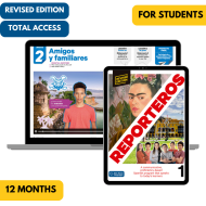 Reporteros 1 Revised Edition: 12-Month The KWL Hub for Students (Total Access)