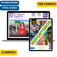 Reporteros 2 Revised Edition: 12-Month The KWL Hub for Students (Total Access)