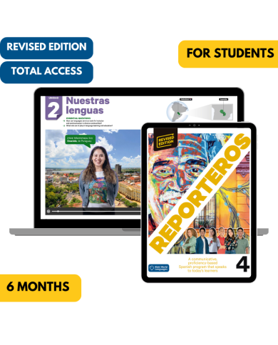 Reporteros 4 Revised Edition: 12-Month The KWL Hub for Students (Total Access)