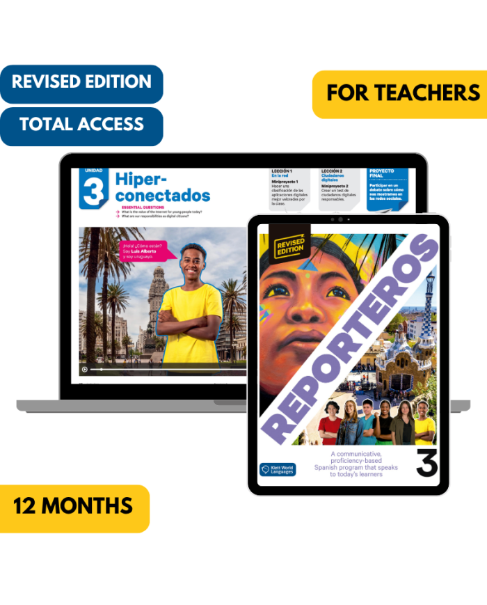 Reporteros 3 Revised Edition: 12-Month The KWL Hub for Teachers (Total ...