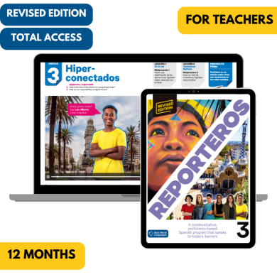 Reporteros 3 Revised Edition: 12-Month The KWL Hub for Teachers (Total Access)