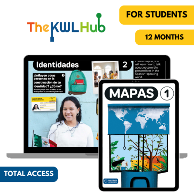 Mapas 1: 12-Month The KWL Hub for Students (Total Access)