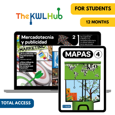 Mapas 4: 12-Month The KWL Hub for Students (Total Access)